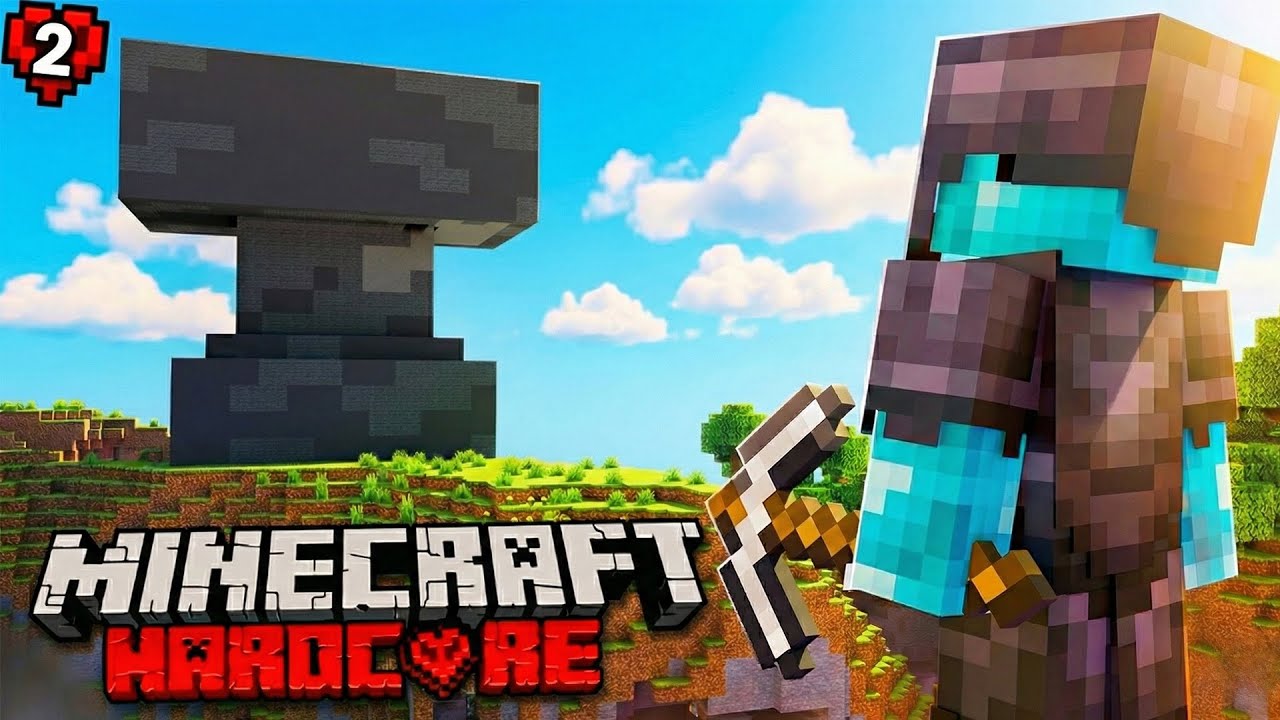 WYBUDOWAŁEM GIGANTYCZNĄ farmę żelaza w Minecraft Hardcore #2