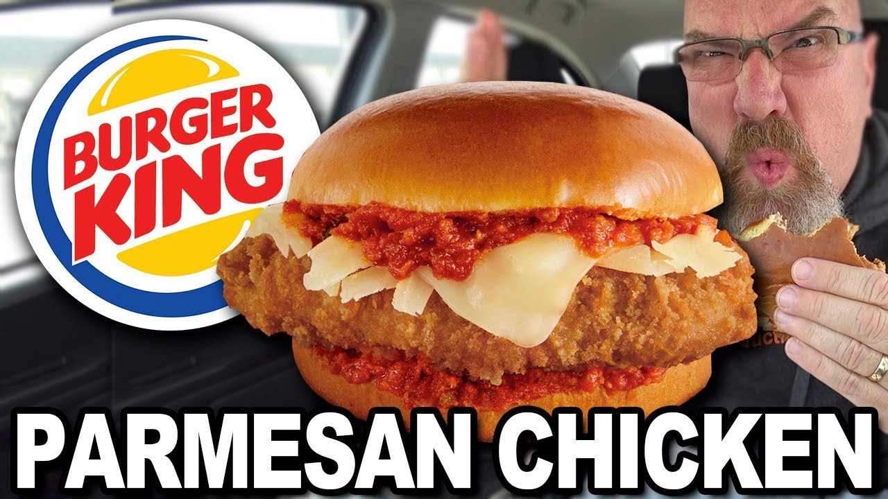 BURGER KING 🧀🍗 PARMESAN CHICKEN SANDWICH | Food Review