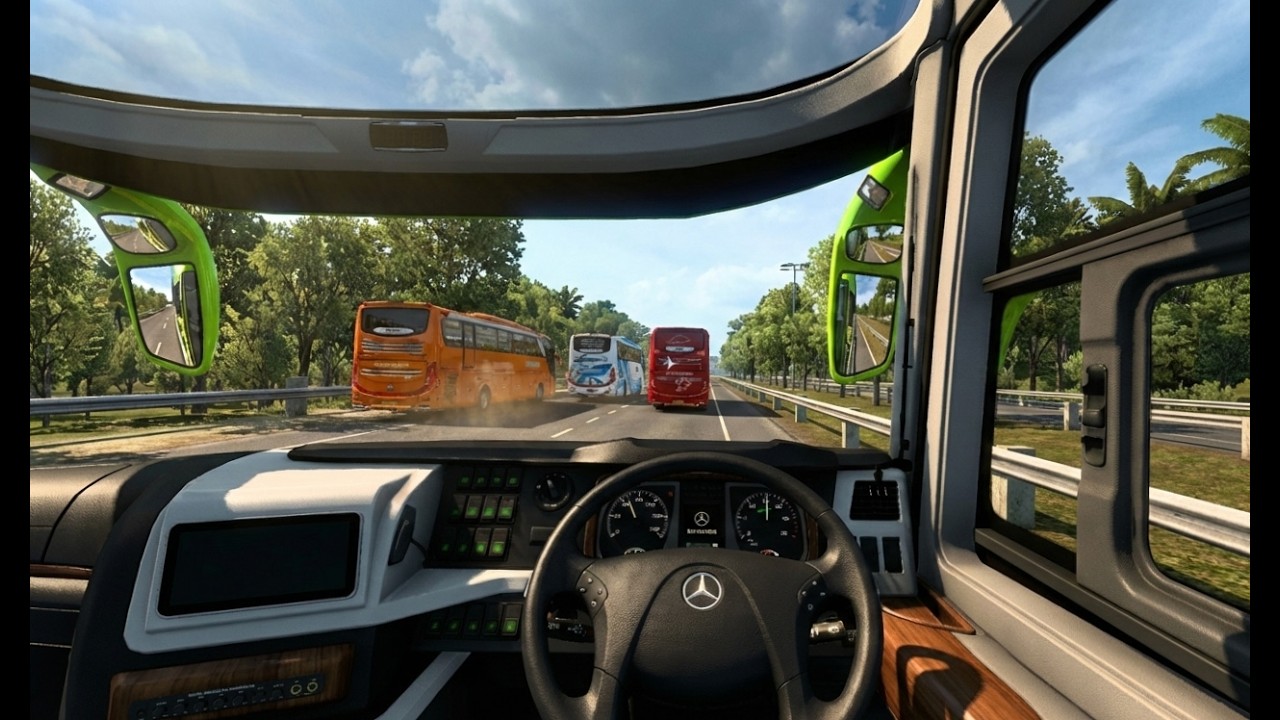 BUSSID V. 434| rombongan poso bedug || MSCgank || Game Bus Simulator