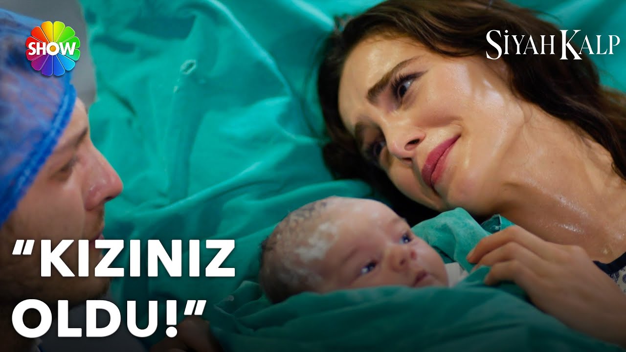 Melek ve Cihan'ın bebeği dünyaya geldi! | Siyah Kalp 34. Bölüm Final