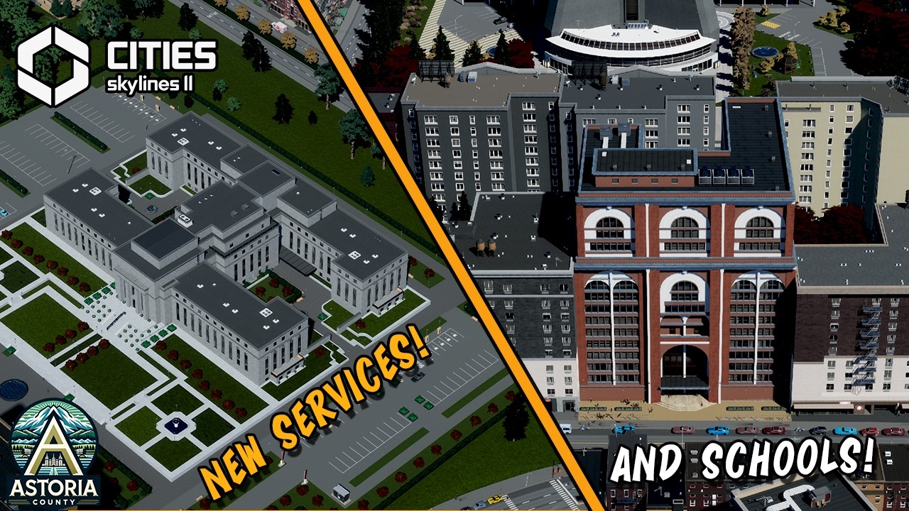 Building New Schools and Services in Cities Skylines 2