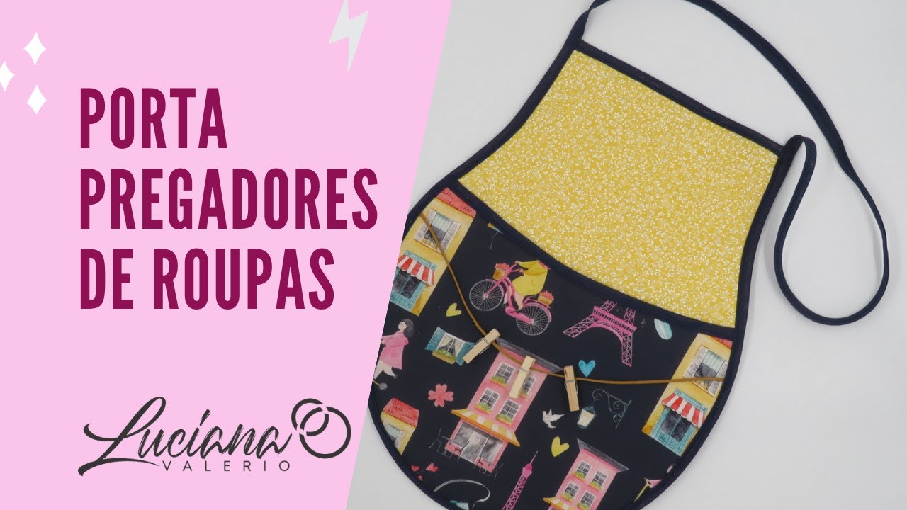 Porta Pregadores de Roupa - AVIMOR TECIDOS - Faça e Venda / MOLDE GRÁTIS
