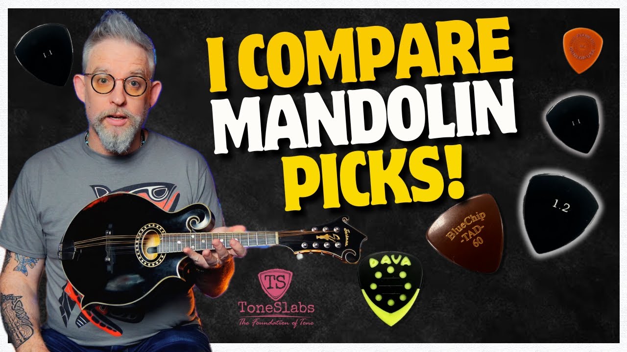 Сравнение медиаторов для мандолины — Tone Slabs / Dunlop / Blue Chip / Dava
