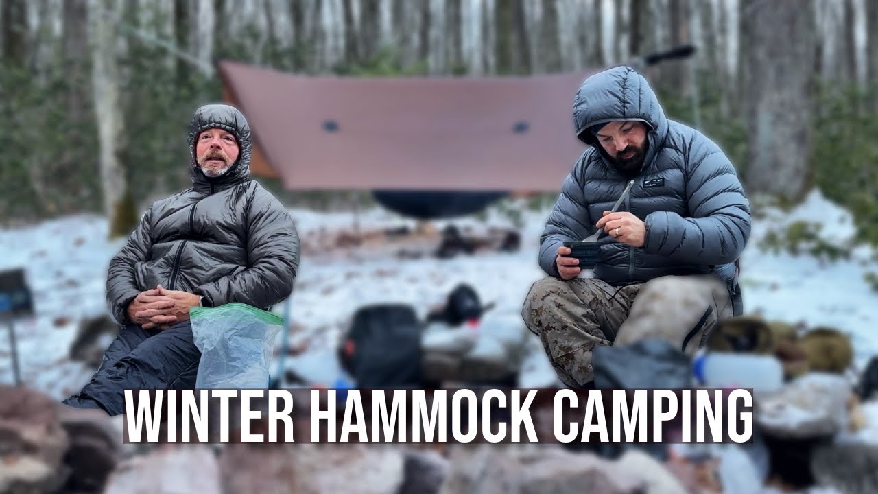 Зимний кемпинг с гамаком — от зимнего государственного парка Raymond B до тропы Mid-State