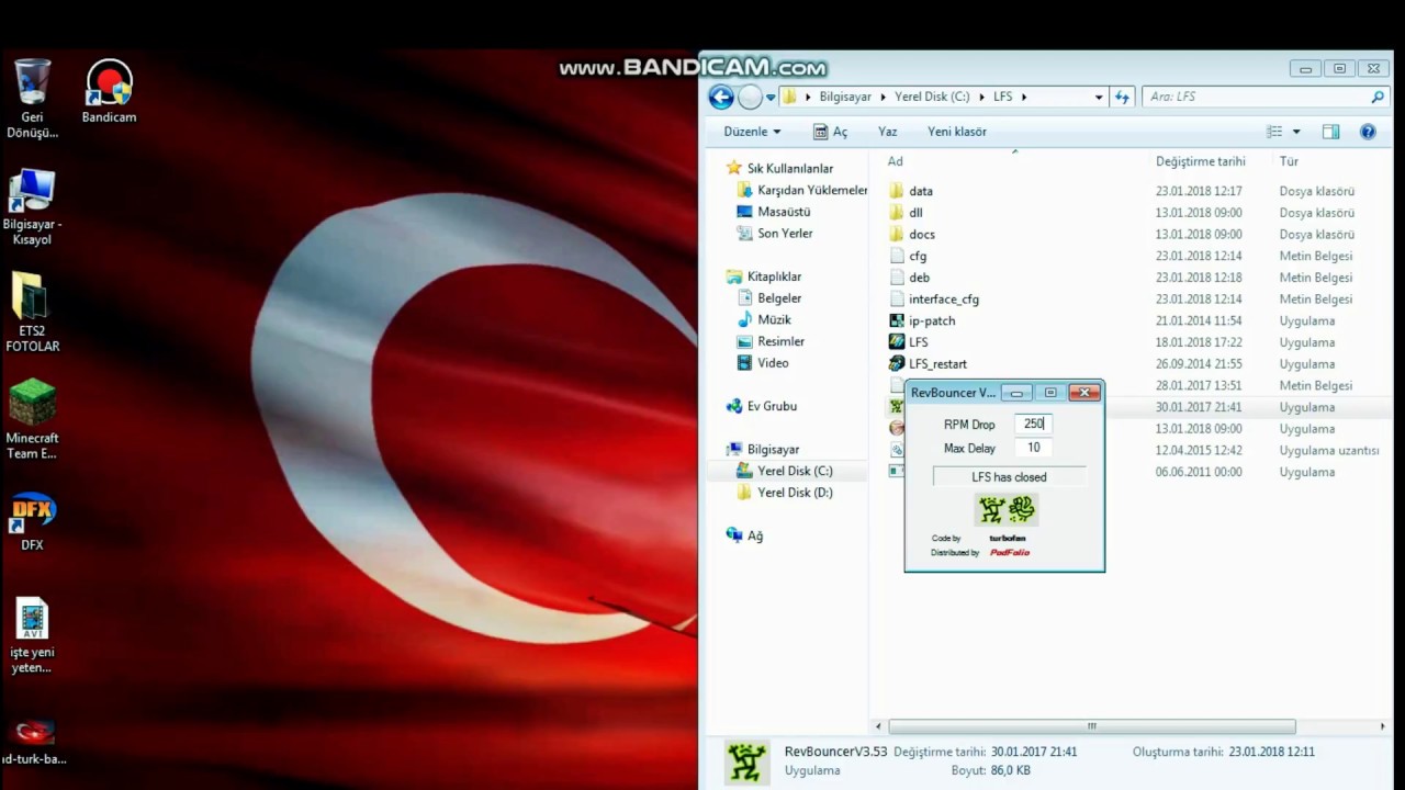 LFS/DEVİR KESİCİ/KURULUM/SESLİ ANLATIM