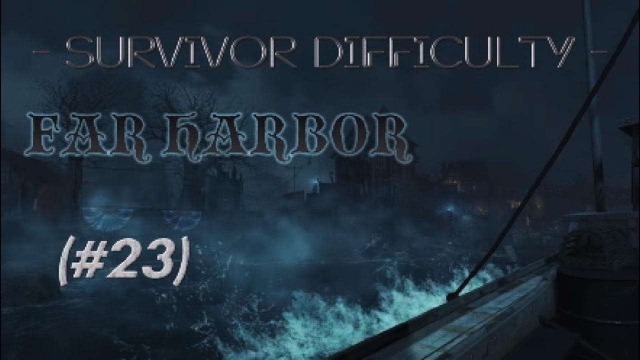 F4: Far Harbor #23 (SURVIVOR DIFFICULTY) - PS5 4K/60FPS/HDR - (Cara a cara con DIMA) No commentary
