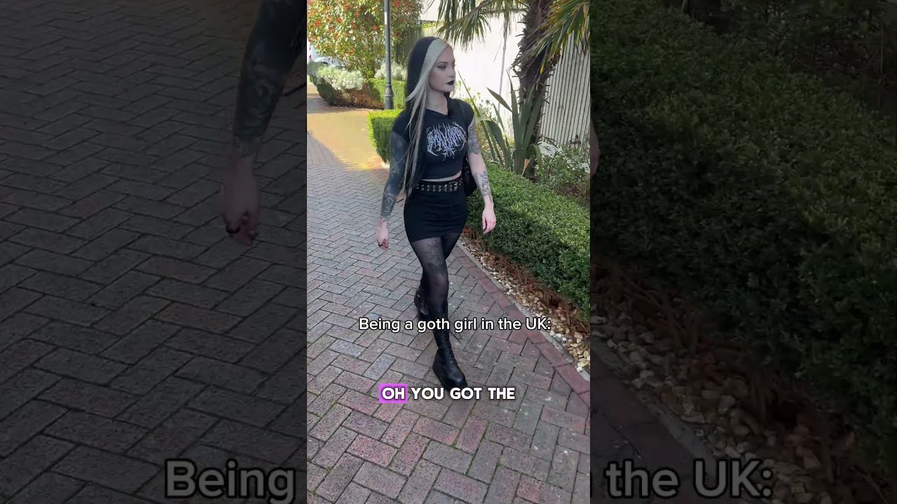 POV: you&rsquo;re a goth girl in America vs the UK 🙄😂