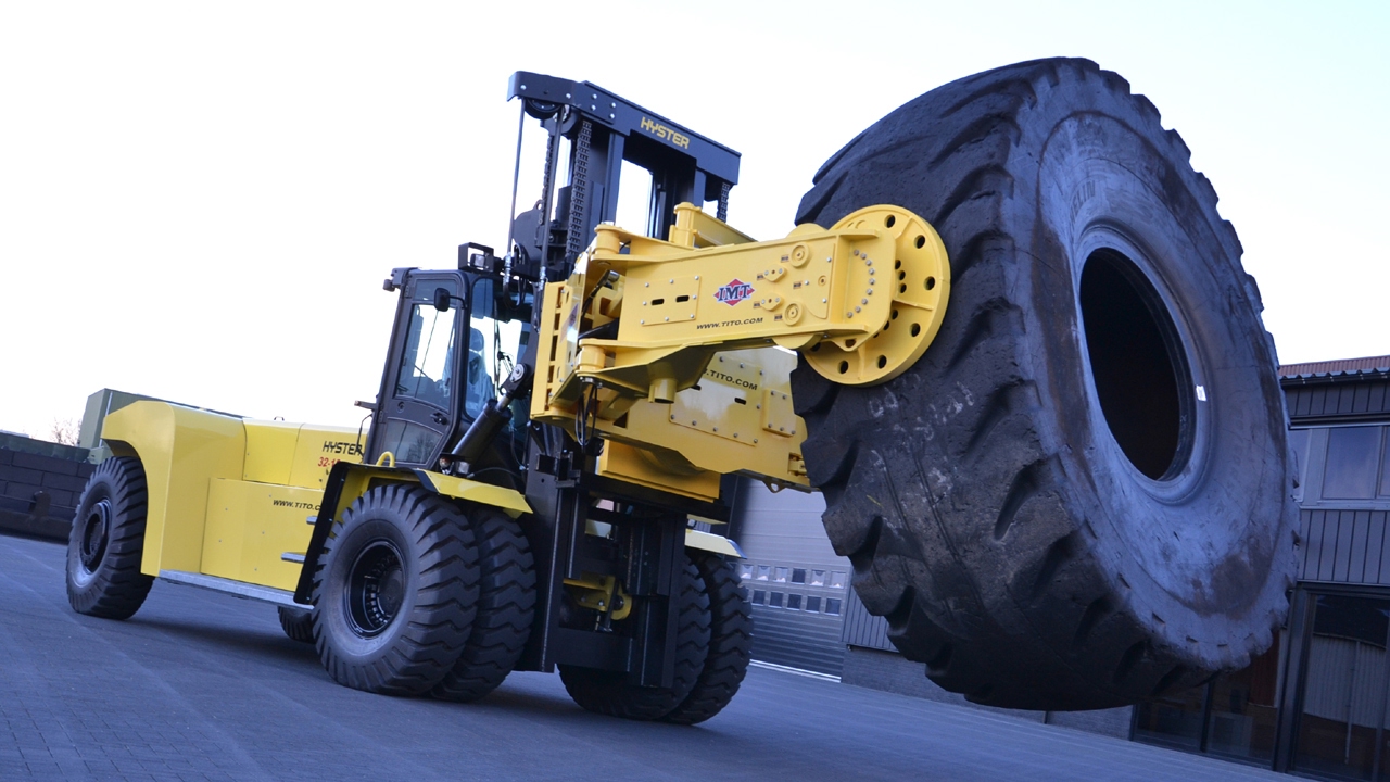 tito.com // Hyster tire handler for sale