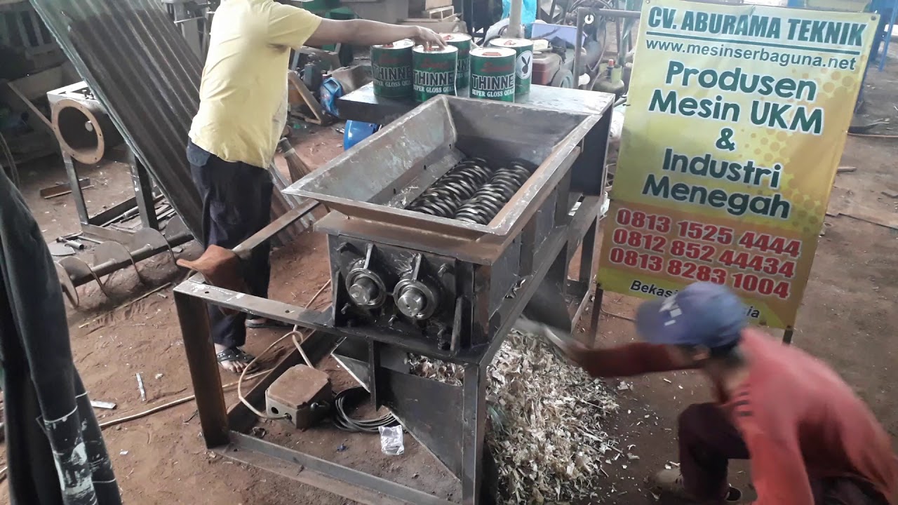 Mesin Penghancur Besi Kaleng, Seng/ Mesin Shredder, 081315254444 - 081285244434, @MesinSerbaguna