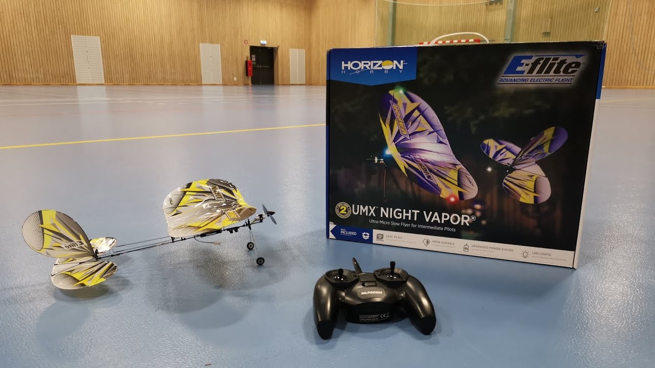 Full Flight Tutorial For Beginner Rc Pilots E-flite Umx Night Vapor RTF