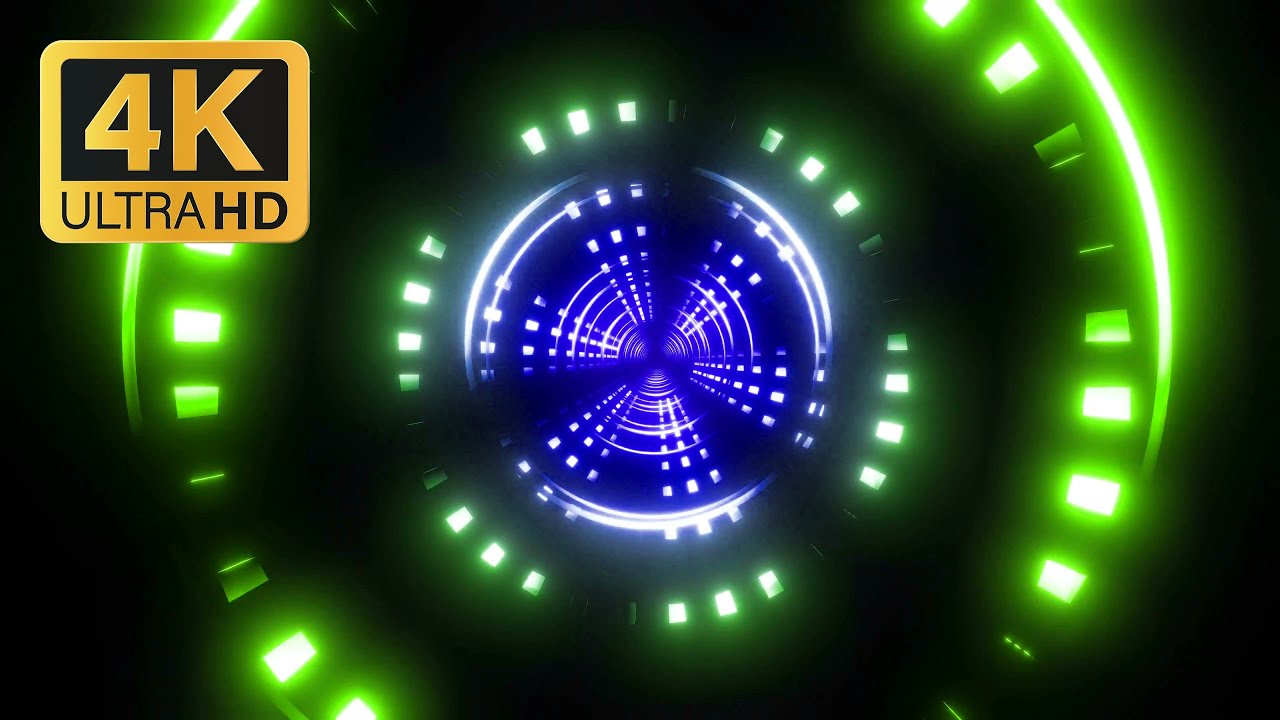 [4K] 4K Screensaver - Colorful Tunnels Pack | 6 Hours - Background Free Download