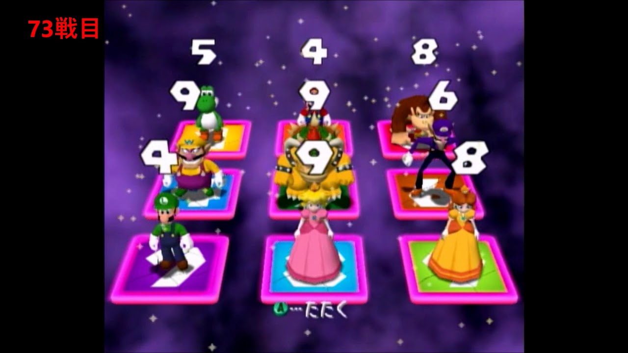 マリオパーティ4　運ゲーを100回チャレンジした【9人のサイコロ】 Part.4