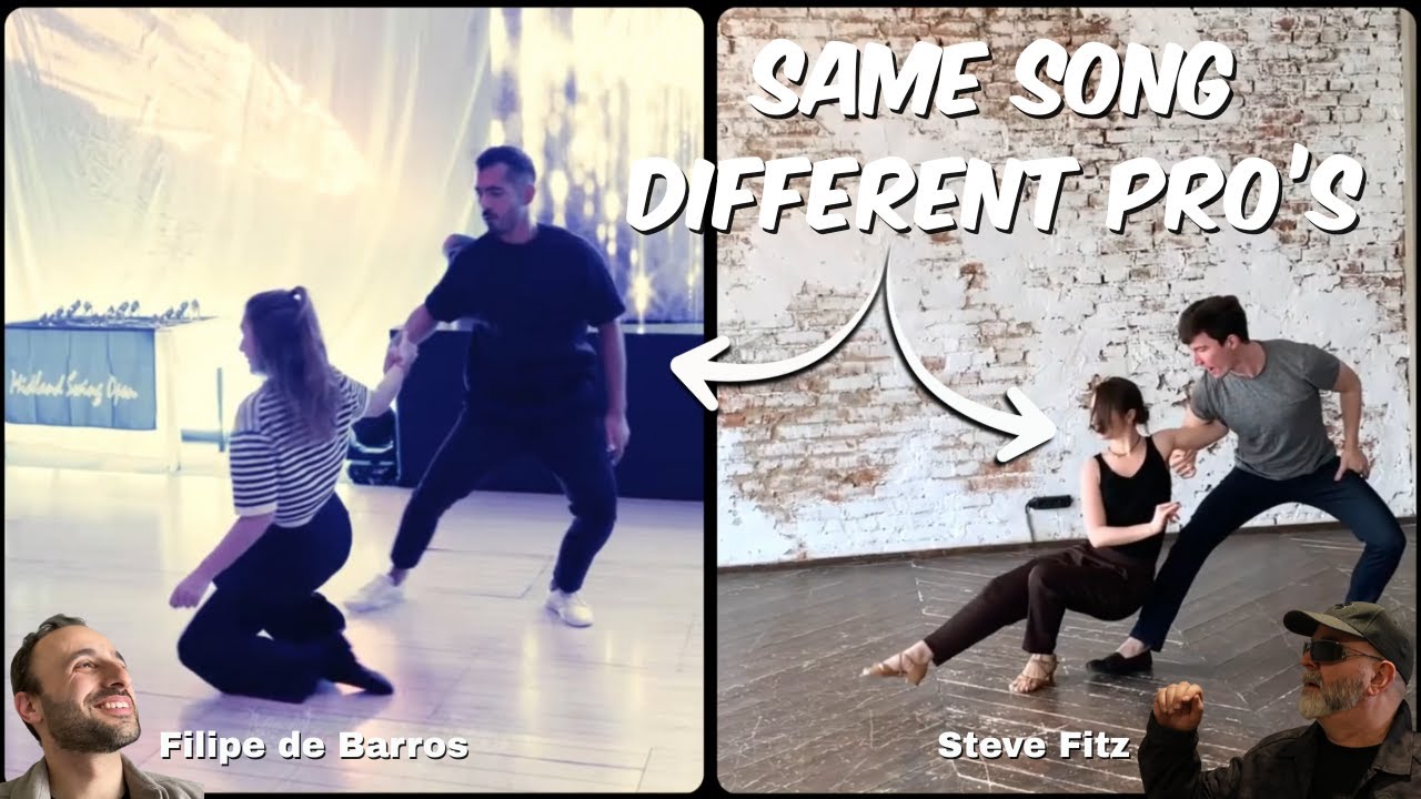 Same Song danced by Different Pro's | Semion & Maria vs Miguel & Maina West Coast Swing