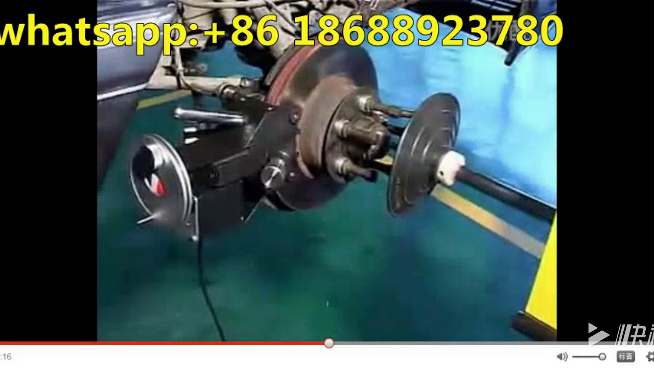 On Car Brake Disc Lathe Disc Aligner Brake Lathe