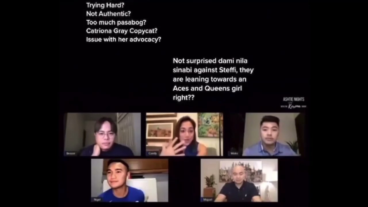 Ashties Inokray sila Steffi Aberasturi at Jasmine Umali