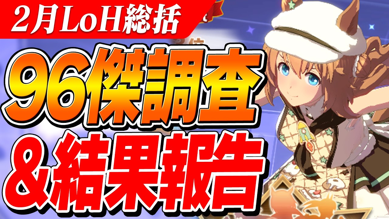 【ウマ娘】色んな意味で過去一荒れた環境！？勝負の分かれ目は情報収集力と対応力　2月LoH『安田記念』96傑集計と結果報告