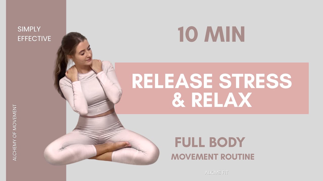 10 MIN Stress Relief Practice • Relax Somatics Exercises for Better Sleep