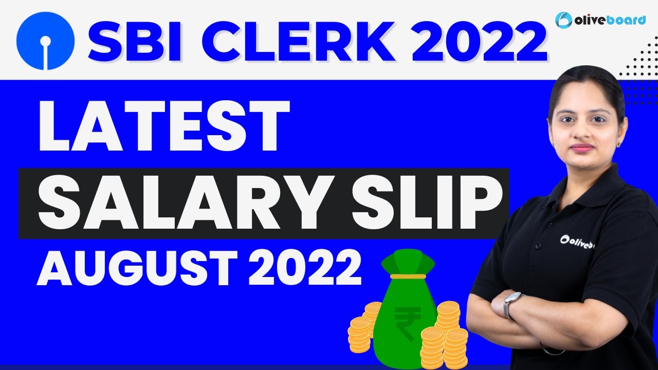 SBI Clerk Latest Salary Slip | August 2022 | Complete Details By Harshita Ma'am