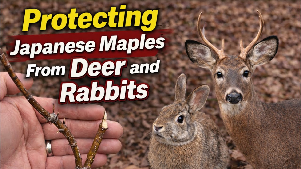 How I Protect My Japanese Maples from Deer and Rabbits | Budget Garden Hack