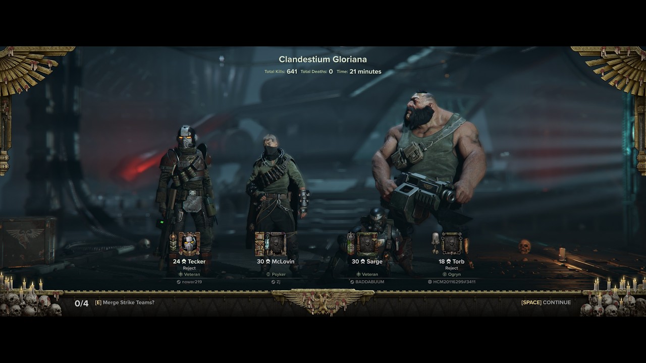 FROM WARHAMMER 40 000 VERMINTIDE----CLANDESTIUM GLORIANA-----gamed By : nowar219