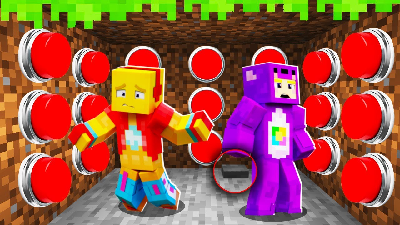FIND THE BUTTON *ENCUENTRA el BOTÓN OCULTO en MINECRAFT*