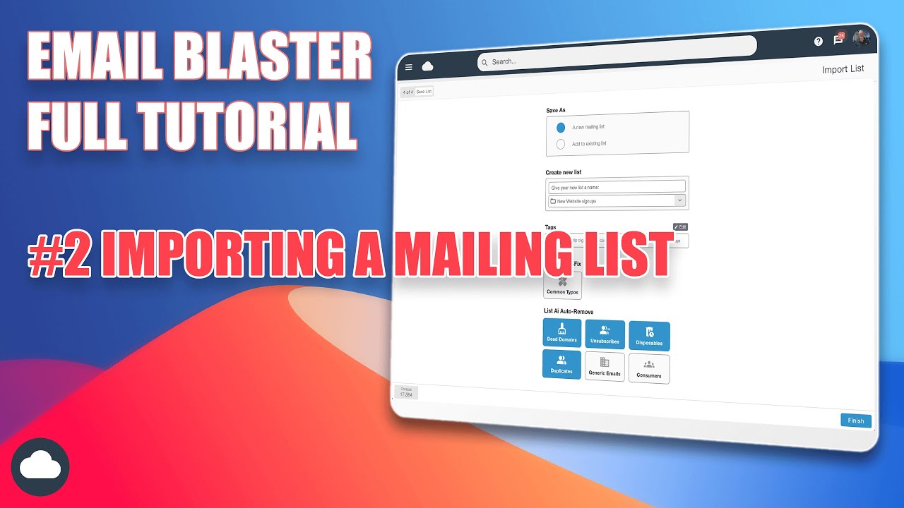 Importing a Mailing List