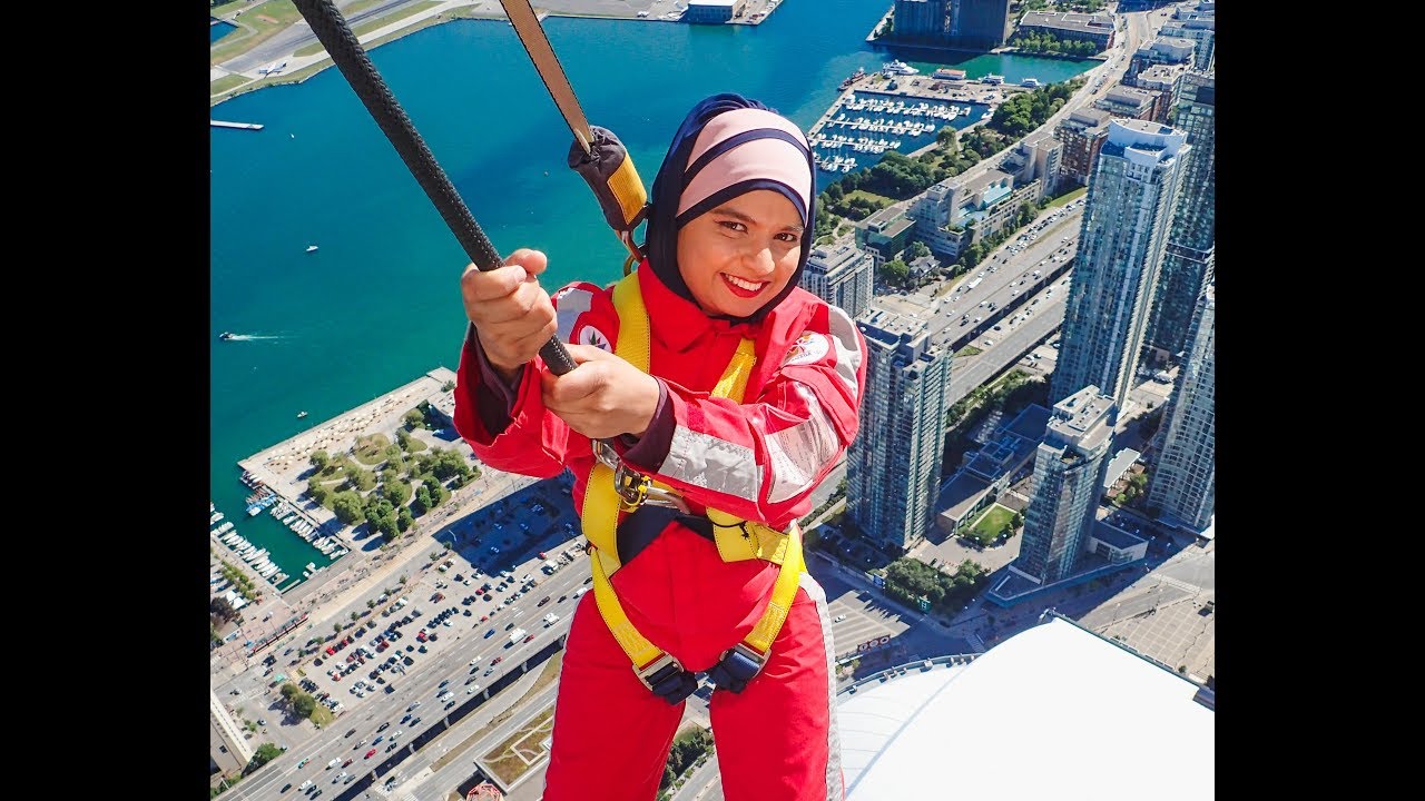 CN Tower Toronto 2018 |  Edge Walk | Newly Renovated 360&deg; Panoramic View (4K)