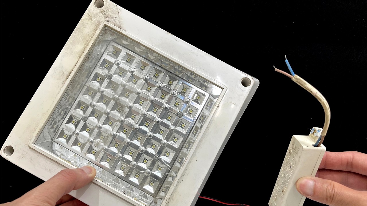 This “Dead” LED Ceiling Light Came Back to Life! ⚡