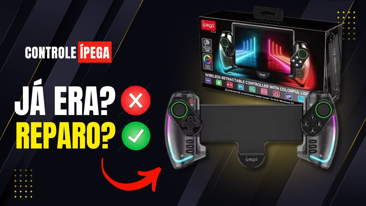 Controle ÍPEGA com defeito | Posso consertá-lo?