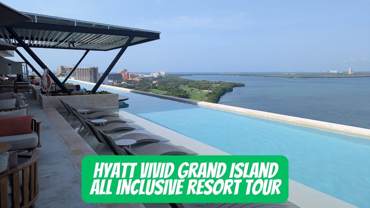 Hyatt Vivid Grand Island Review | Adults-Only All-Inclusive Cancun Resort Tour 2025