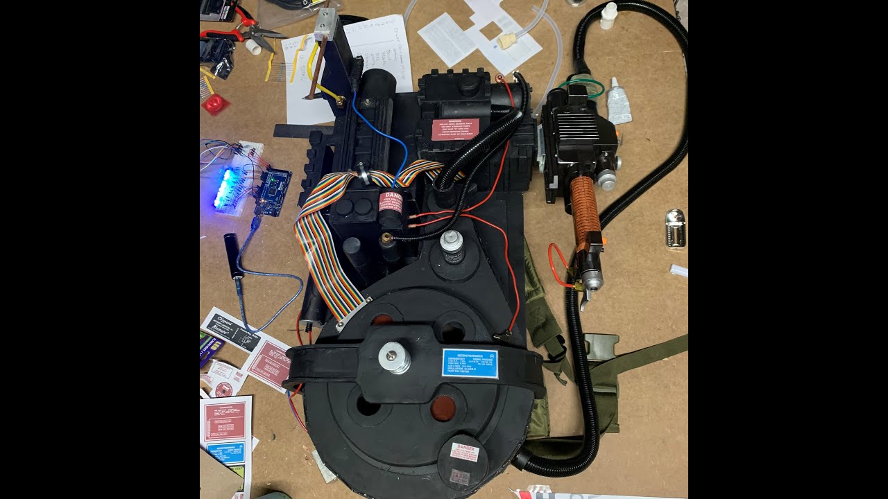 DIY Ghostbusters Proton Pack Build from Scratch— MADE FROM WOOD