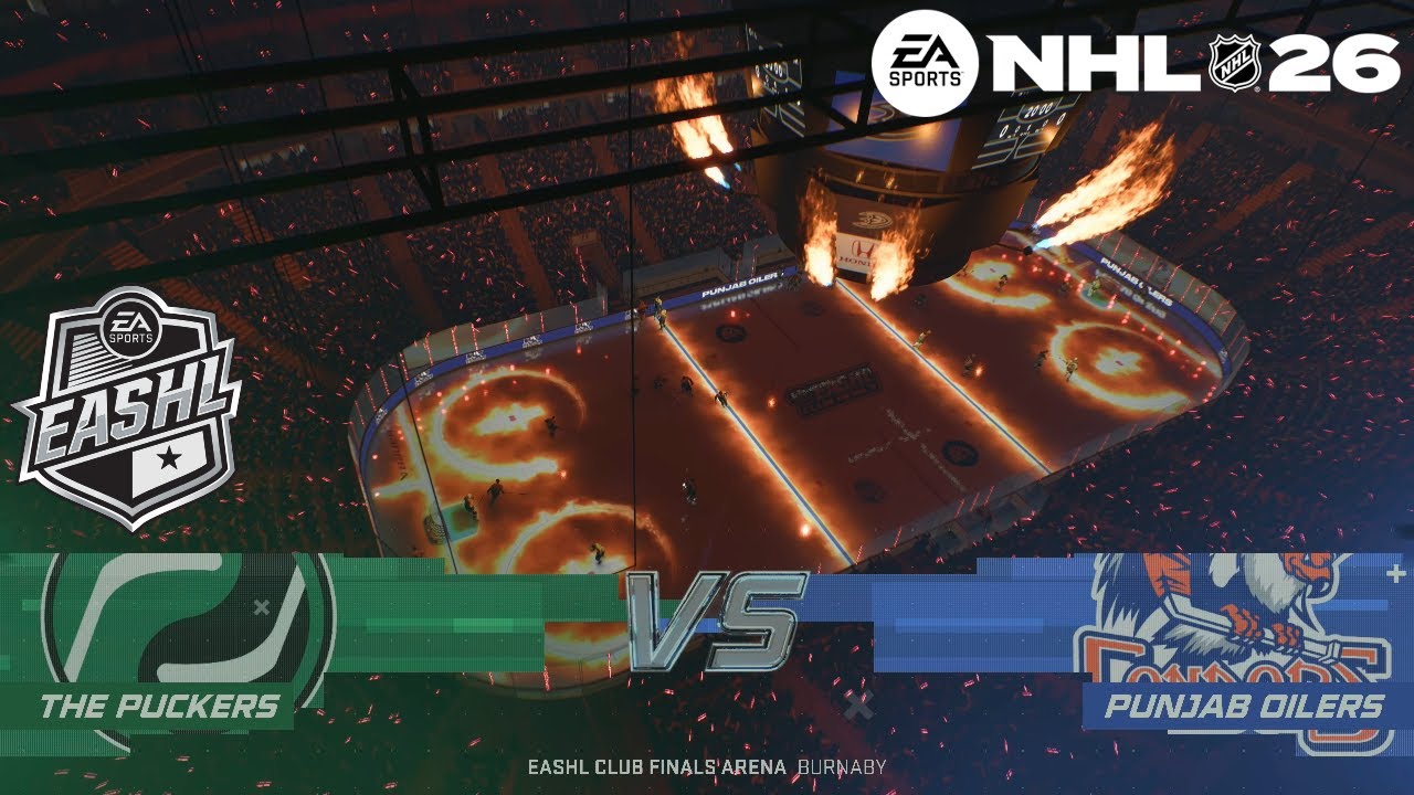 The Puckers vs. Punjab Oilers - NHL 26 EASHL 6v6 Playoffs RD1 GM4 (1A) (S3) 2-27-26 (4K HDR)
