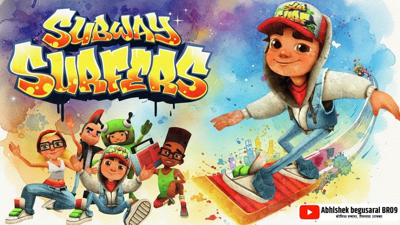 after long time play subway surfers game