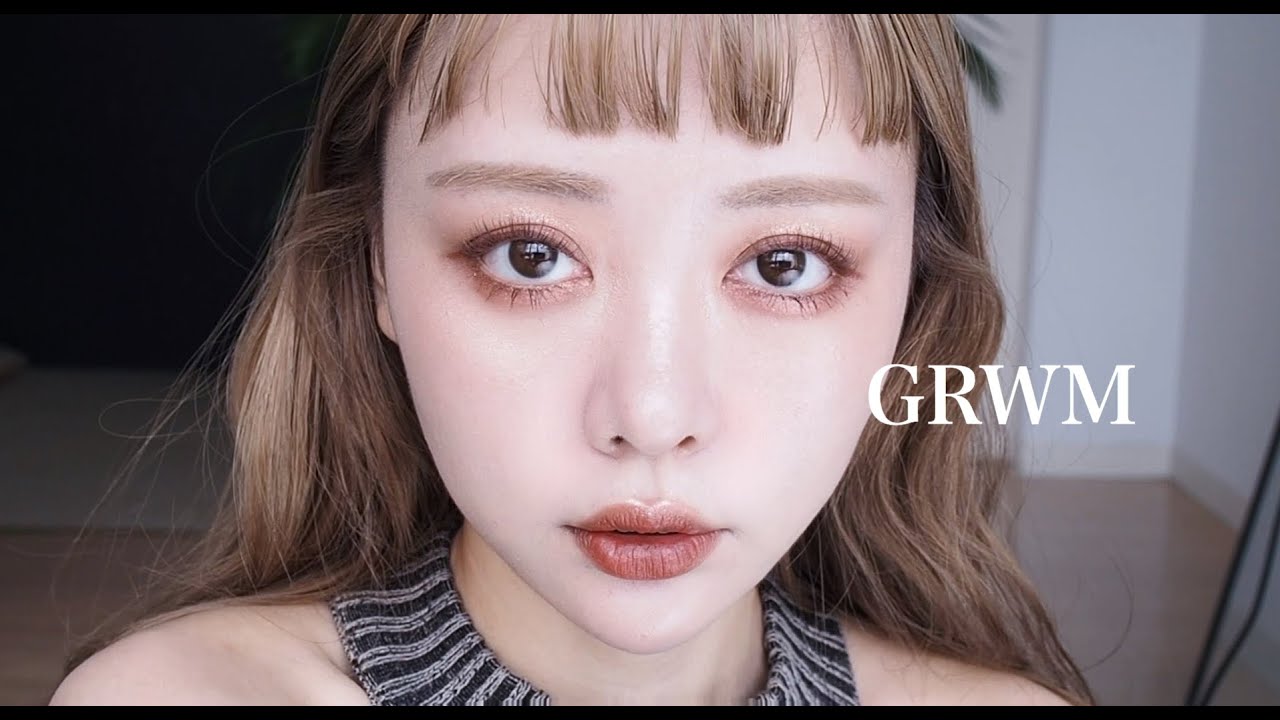 【GRWM】リアルすぎる朝のテンションから変身✨フリマの朝の準備メイク♡