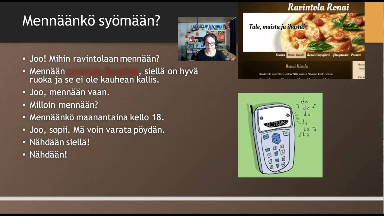 Mennään ravintolaan!