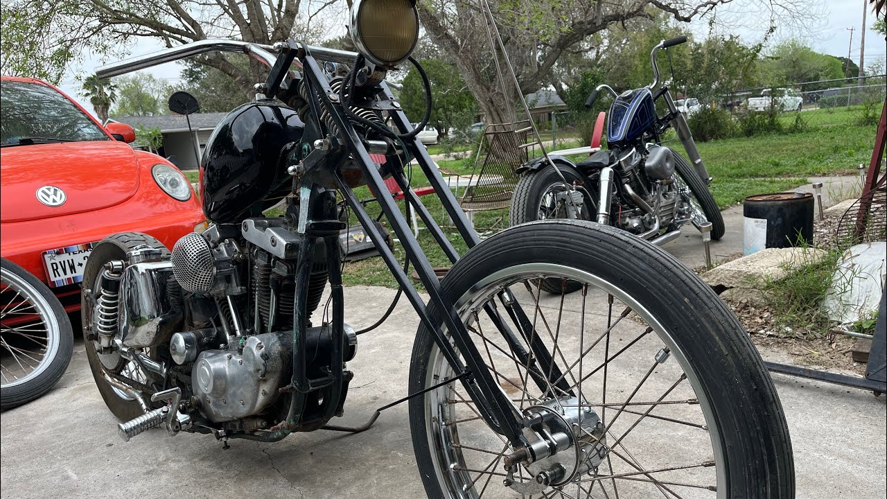 Update on the 1976 Ironhead Chopper! 🤩#ironhead #chopper