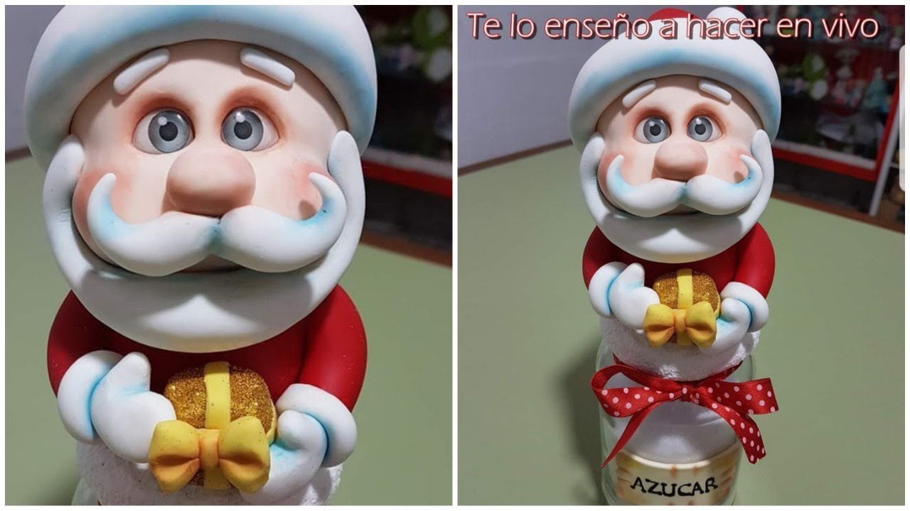 paso a paso frasco utilitario papa noel