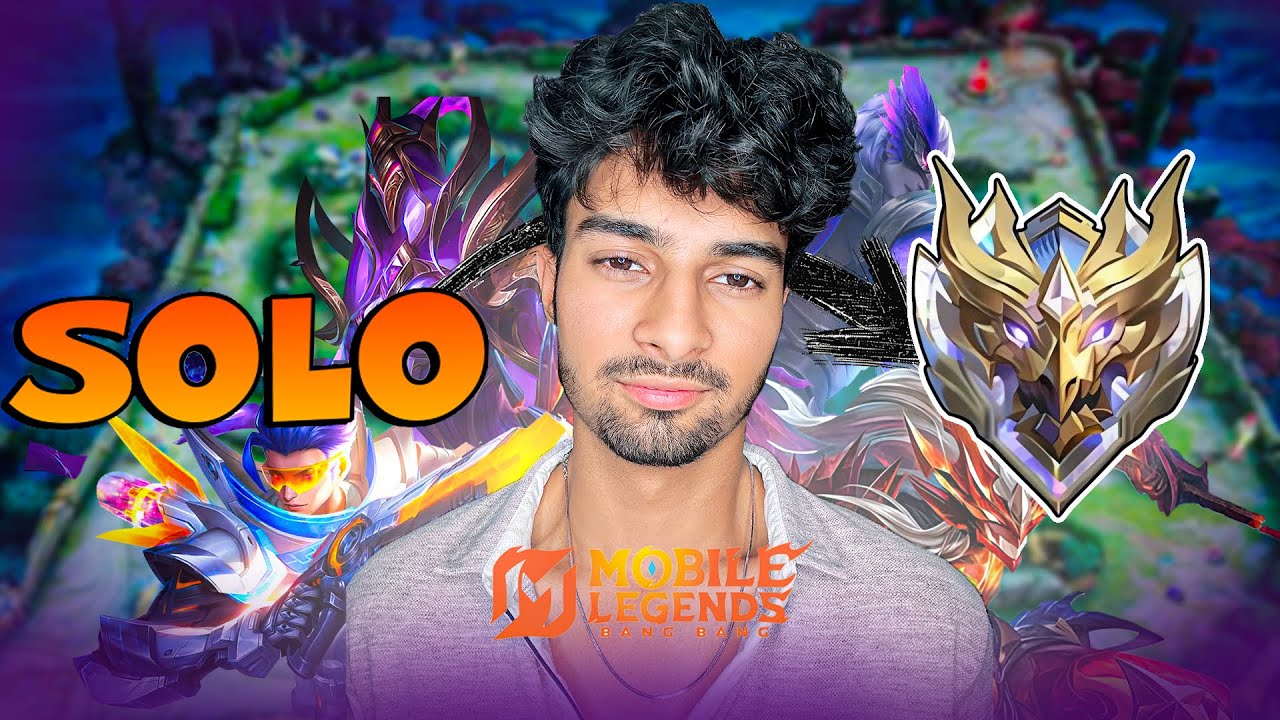 62⭐ Solo To Immortal Push Day 17⚡ !!🔴Mobile Legends Bang Bang Live(INDIA)