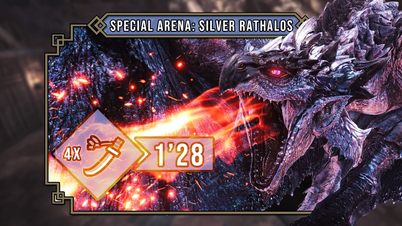 【MHWI PC】Silver Rathalos ◦ 01'28 ◦ 4P LS Freestyle (Heroics)