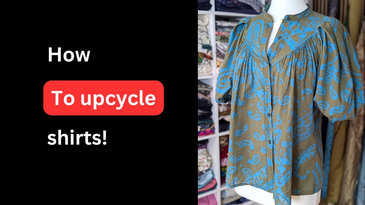 How I upcycle 3 tops (upcycling my clothes)