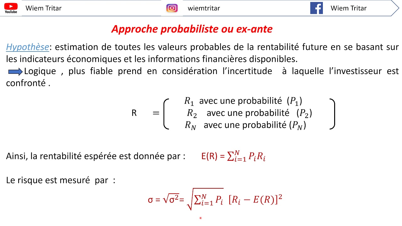 Comment déterminer le rendement et le risque d'une action?