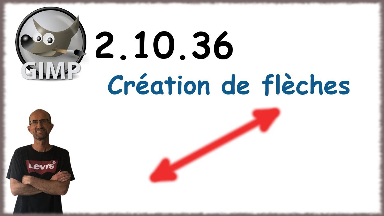 Gimp 2.10.36 - 27 - création de flèche - arrow-set-size