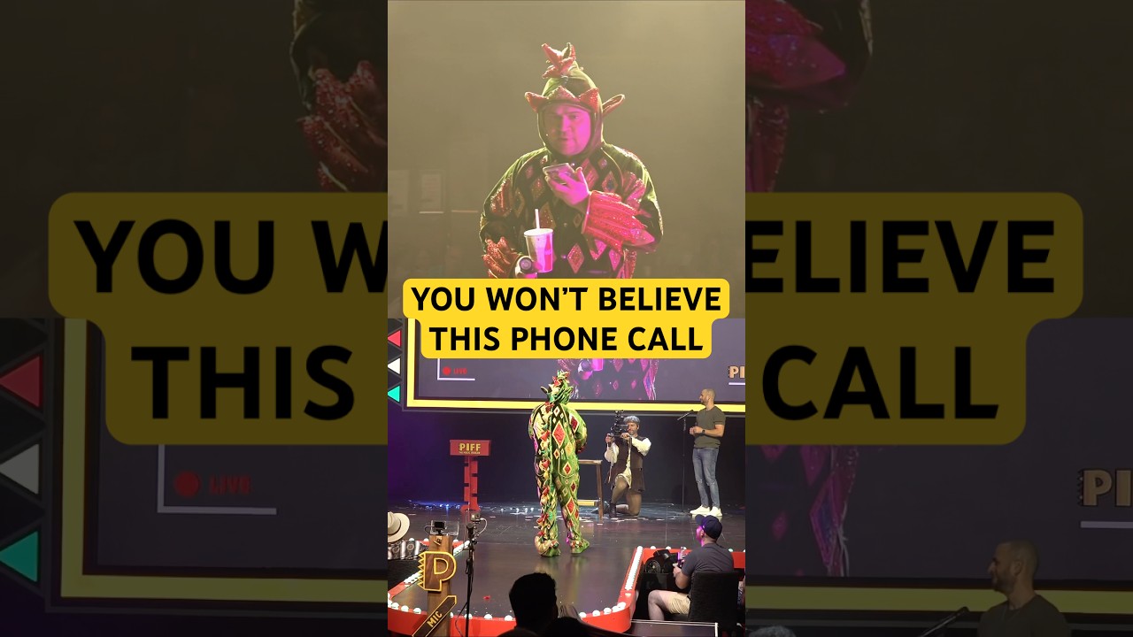 Шоу &laquo;Волшебный дракон Пифф&raquo; остановлено невероятным телефонным звонком #магия #комедия #работа с ...