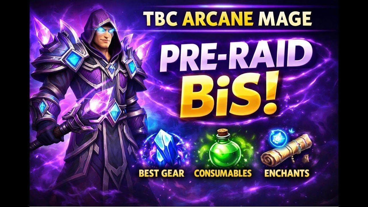 TBC Arcane Mage Pre-Raid BiS &ndash; Stat Priority, Gems & Enchants