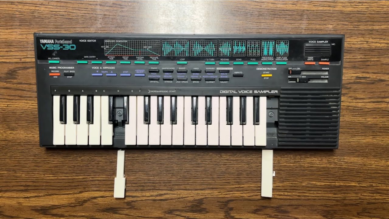 VSS-30 / PSS-10 YAMAHA PORTASOUND ELECTRONIC SAMPLING KEYBOARD KEY REPAIR / REPLACEMENT