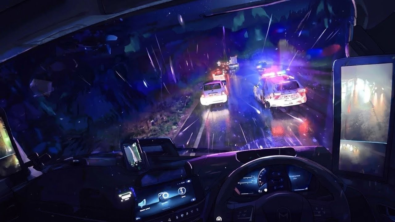 UK Truck Driver POV - Storm Chaos