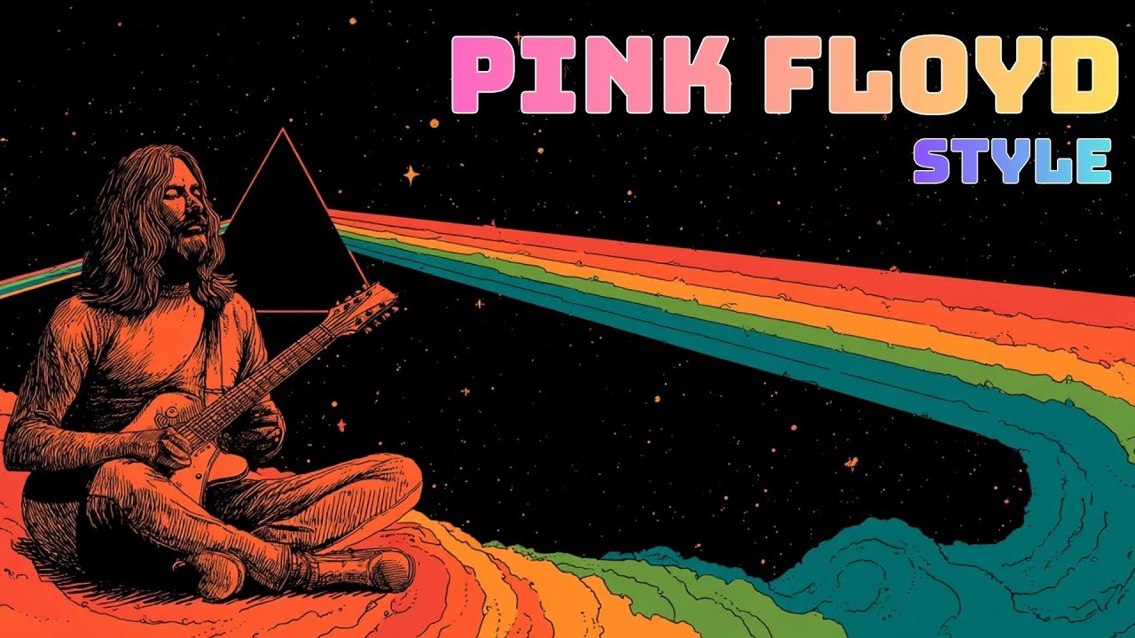 PINK FLOYD  INSPIRED - Psychedelic Progressive Rock Journey for Relax & Stress Relief 🌙