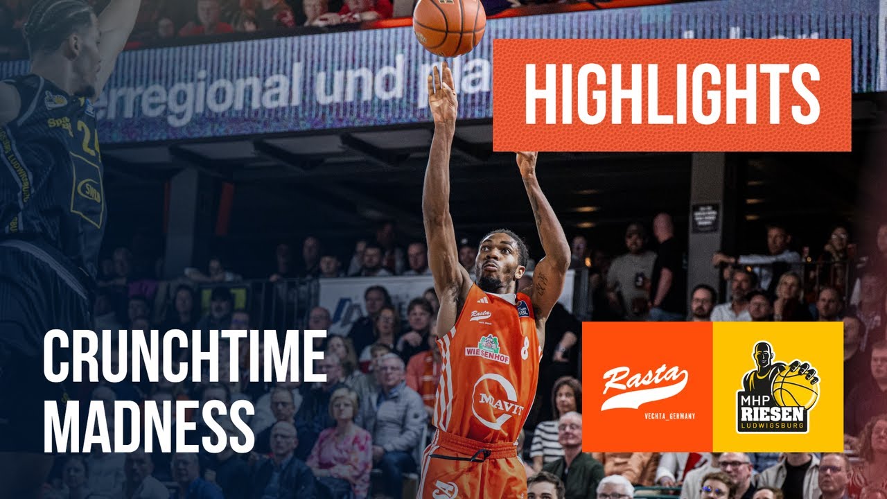 Highlights: RASTA Vechta - MHP RIESEN Ludwigsburg | easycredit BBL | Dyn Basketball