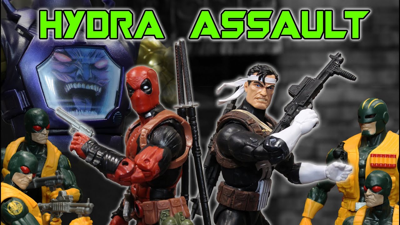 Deadpool & Punisher - Hydra Assault [Marvel Stop Motion]