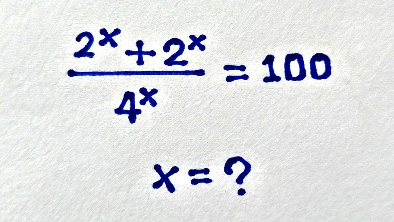 USA | Only Geniuses Can Solve This Exponents Question!